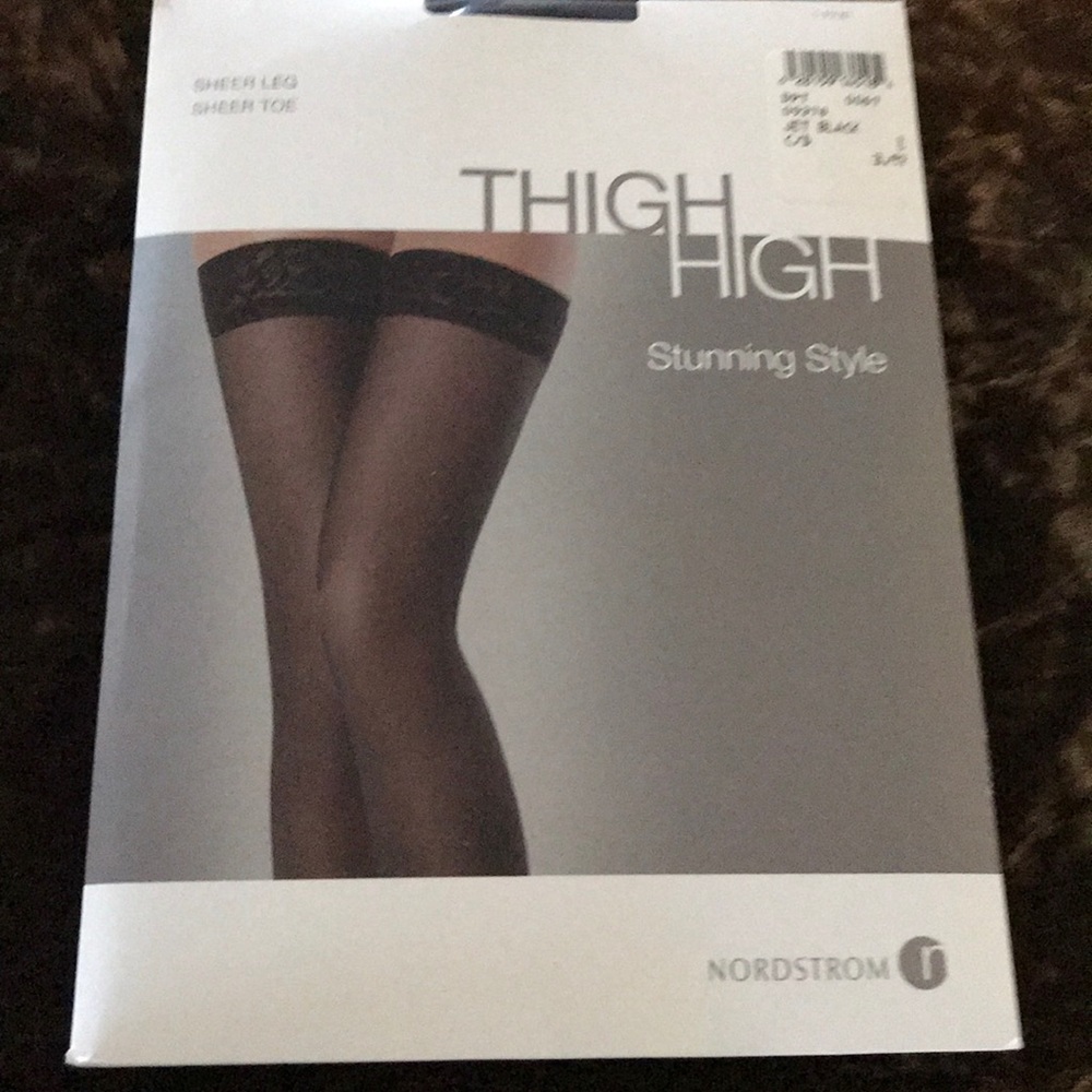 Thigh highs in black